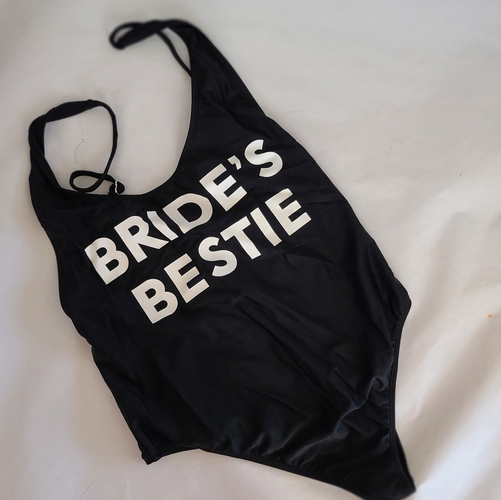 Brides nest bridal party one piece swimsuit medium‎
